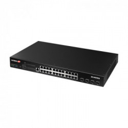 Edimax GS-5424PLX switch di rete Gestito L2 Gigabit Ethernet (10/100/1000) Supporto Power over Ethernet (PoE) 1U Nero