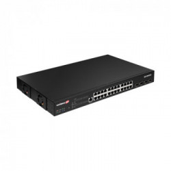 Edimax GS-5424PLX switch di rete Gestito L2 Gigabit Ethernet (10/100/1000) Supporto Power over Ethernet (PoE) 1U Nero
