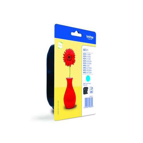 Brother LC-121C Originale Ciano 1 pezzo(i)