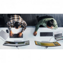 HP E344c 86,4 cm (34") 3440 x 1440 Pixel WQHD LED Nero, Argento