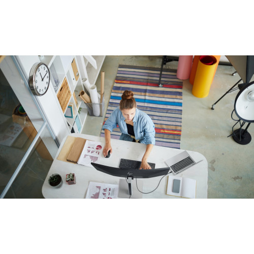 HP E344c 86,4 cm (34") 3440 x 1440 Pixel WQHD...