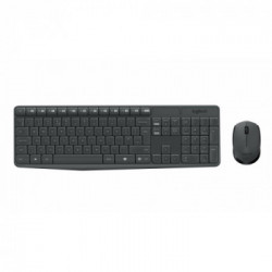 Logitech MK235 tastiera RF Wireless QWERTY US International Grigio