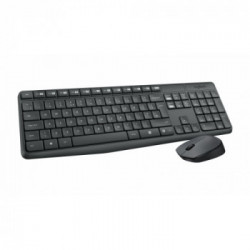 Logitech MK235 tastiera RF Wireless QWERTY US International Grigio