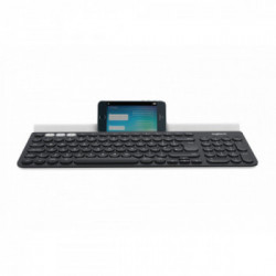 Logitech K780 tastiera RF senza fili + Bluetooth QWERTZ Tedesco Grigio, Bianco