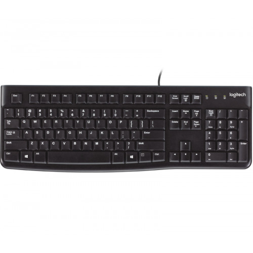 Logitech K120 tastiera USB Croato Nero
