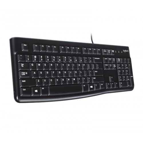Logitech K120 tastiera USB Croato Nero