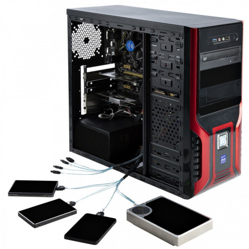 StarTech.com Scheda SATA PCI Express a 8 porte...