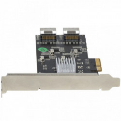 StarTech.com Scheda SATA PCI Express a 8 porte - Adattatore/convertitore PCI Express GEN 2 per SSD/HDD SATA 3 con 4 Controller