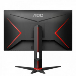 AOC 24G2SU/BK Monitor PC 60,5 cm (23.8") 1920 x 1080 Pixel Full HD Nero, Rosso