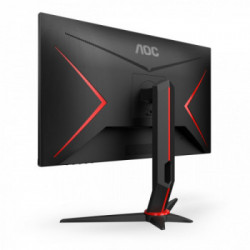 AOC 24G2SU/BK Monitor PC 60,5 cm (23.8") 1920 x 1080 Pixel Full HD Nero, Rosso
