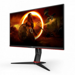 AOC 24G2SU/BK Monitor PC 60,5 cm (23.8") 1920 x 1080 Pixel Full HD Nero, Rosso