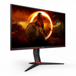 AOC 24G2SU/BK Monitor PC 60,5 cm (23.8") 1920 x 1080 Pixel Full HD Nero, Rosso