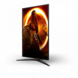 AOC 24G2SU/BK Monitor PC 60,5 cm (23.8") 1920 x 1080 Pixel Full HD Nero, Rosso