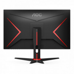 AOC 24G2SAE/BK Monitor PC 60,5 cm (23.8") 1920 x 1080 Pixel Full HD Nero, Rosso