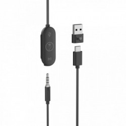 Logitech Zone Wired Earbuds Microsoft Teams Auricolare Cablato In-ear Ufficio USB tipo-C Grafite