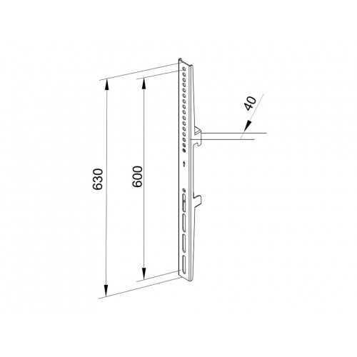 Multibrackets 3750 Accessorio per il montaggio...
