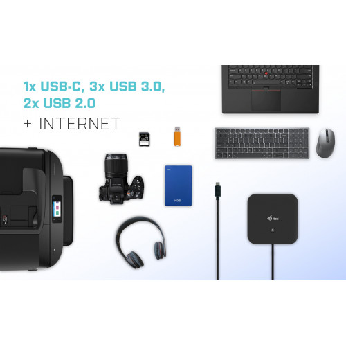 i-tec USB-C HDMI DP Docking Station with Power...