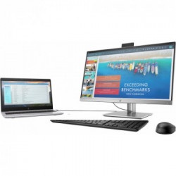 HP EliteDisplay E243d 60,5 cm (23.8") 1920 x 1080 Pixel Full HD LED Grigio, Argento