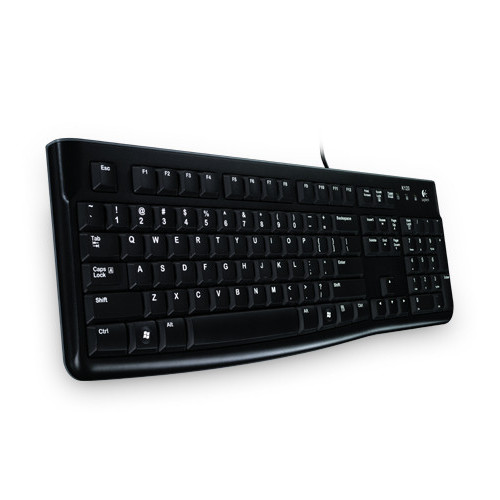Logitech K120 tastiera USB QWERTZ Svizzere Nero