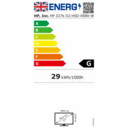 HP Z27k G3 68,6 cm (27") 3840 x 2160 Pixel 4K Ultra HD Argento