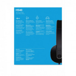Logitech H540 Cuffia Padiglione auricolare Nero
