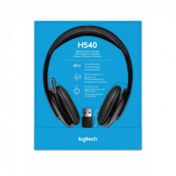 Logitech H540 Cuffia Padiglione auricolare Nero