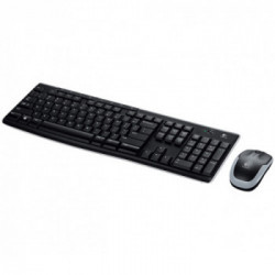 Logitech MK270 tastiera RF Wireless QWERTZ Ungherese Nero