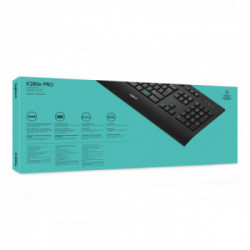 Logitech K280e tastiera USB AZERTY Francese Nero