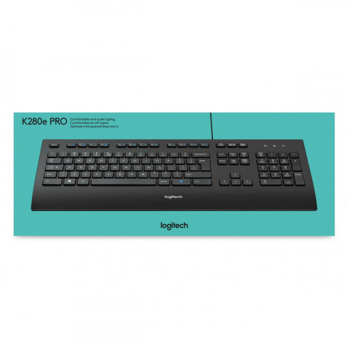 Logitech K280e tastiera USB AZERTY Francese Nero