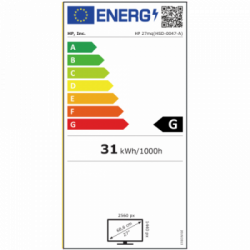 HP 27mq 68,6 cm (27") 2560 x 1440 Pixel Quad HD LED Nero, Argento