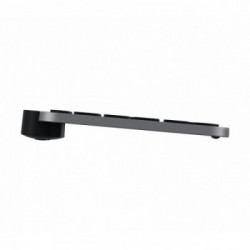 Logitech MX Keys tastiera RF senza fili + Bluetooth QWERTY Italiano Alluminio, Nero