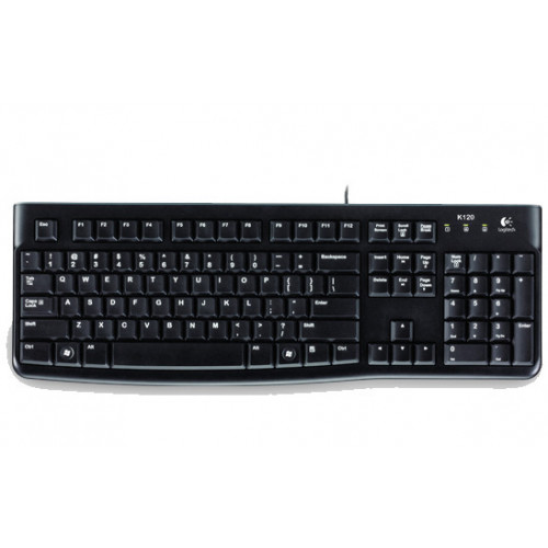 Logitech K120 tastiera USB QWERTZ Ungherese Nero
