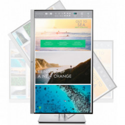 HP EliteDisplay E233 58,4 cm (23") 1920 x 1080 Pixel Full HD LED Nero, Argento