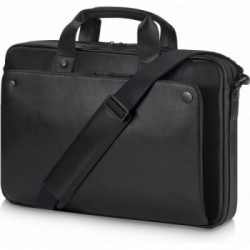 HP Executive Black Leather 15.6 Top Load borsa per notebook
