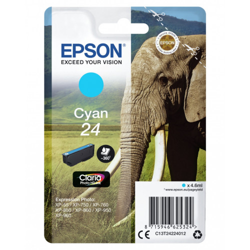Epson Elephant Cartuccia Ciano
