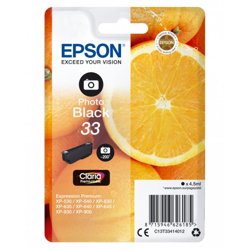 Epson Oranges Cartuccia Nero foto T33 Claria...