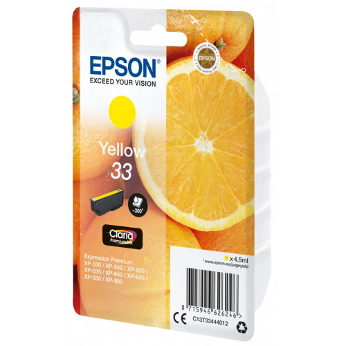 Epson Oranges Cartuccia Giallo T33 Claria Premium