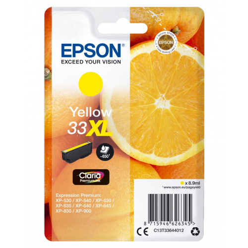 Epson Oranges Cartuccia Giallo T33XL Claria...