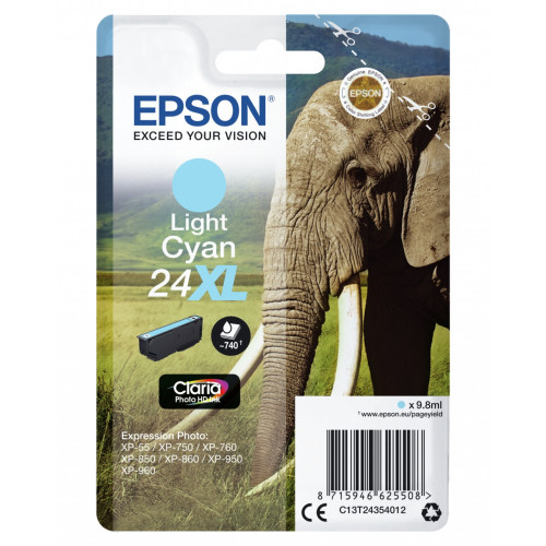 Epson Elephant Cartuccia Ciano chiaro XL