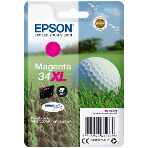 Epson Golf ball Singlepack Magenta 34XL...