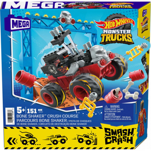 MEGA Hot Wheels Smash n Crash Bone Shaker Crush...