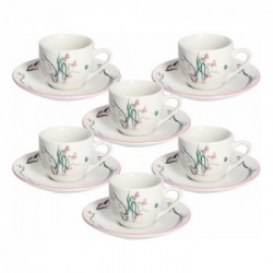 Set tazzine caffÃÂ¨ Andrea Fontebasso MN085015820 MOON con piattino Butt