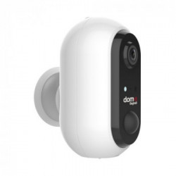 Beghelli Dom Telecamera Wifi Esterno FullHD con Batteria Ricaricabile Autonomia fino a 8 Mesi Videocamera Sorveglianza Esterno c