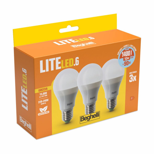 Beghelli LiteLED.6 Lampadina a risparmio...