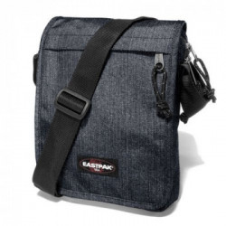 Borsello con tracollina FLEX in tessuto impermeabile Nero denim