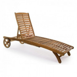 Lettino prendisole Yes Everyday 0805121 NOEMI Acacia naturale