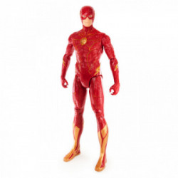 DC Comics , The Flash, Personaggio di Flash Deluxe da 30 cm, Personaggio 30 cm con 11 punti di articolazione, luci ed oltre 15