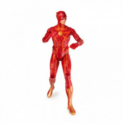 DC Comics , The Flash, Personaggio di Flash Deluxe da 30 cm, Personaggio 30 cm con 11 punti di articolazione, luci ed oltre 15