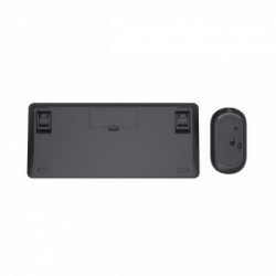 Trust Lyra tastiera Mouse incluso RF senza fili + Bluetooth QWERTY Italiano Nero