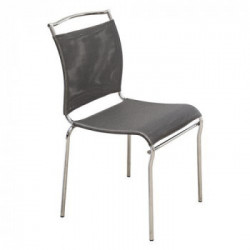 Connubia Calligaris Sedia CB/93 AIR P77-450 Cromo/NetSteel